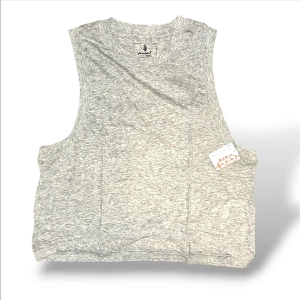 Free People - Love Tank, Heather Grey, Size S